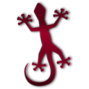 download Gecko clipart image with 225 hue color