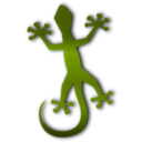 download Gecko clipart image with 315 hue color