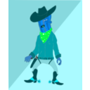 download Go Go Cactus Man clipart image with 135 hue color