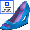 download Pink High Heels clipart image with 225 hue color