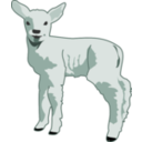 download Young Lamb clipart image with 135 hue color