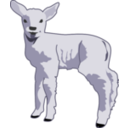 download Young Lamb clipart image with 225 hue color