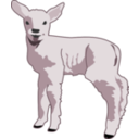 download Young Lamb clipart image with 315 hue color