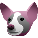 download Dog Portrait clipart image with 315 hue color