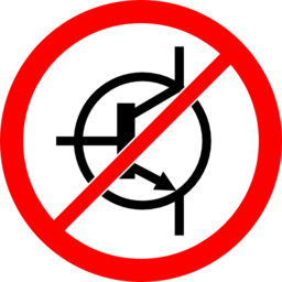 No Transistor Sign