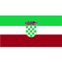 download Flag Of Croatia clipart image with 135 hue color