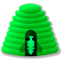 download Beehive clipart image with 90 hue color