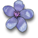 download Apple Blossom clipart image with 270 hue color