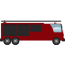 download Camion De Pompiers Avec Echelle clipart image with 0 hue color