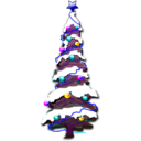 download Christmas 002 clipart image with 180 hue color