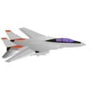 download F14 Tomcat clipart image with 45 hue color