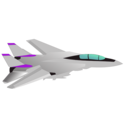 download F14 Tomcat clipart image with 315 hue color