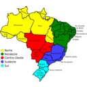 Map Of Brazil V3