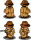 Noir Detective Sprite