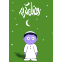 download Ramadan Kareem With Boy clipart image with 225 hue color
