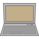 download Laptop clipart image with 180 hue color