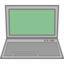 download Laptop clipart image with 270 hue color
