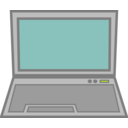 download Laptop clipart image with 315 hue color