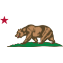 Flag Of California Bear Plot And Star