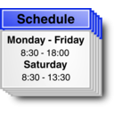 download Schedule2 clipart image with 180 hue color