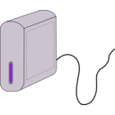 download External Hard Drive clipart image with 45 hue color