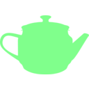 download Teapot Silhouette By Rones clipart image with 270 hue color