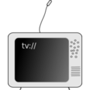 download Tv clipart image with 225 hue color