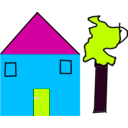 download Meadows Residence clipart image with 315 hue color
