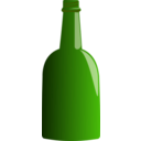 download Green Bottle clipart image with 315 hue color