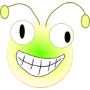 download Bugs Head clipart image with 225 hue color