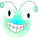 download Bugs Head clipart image with 315 hue color