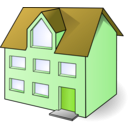 download House clipart image with 45 hue color