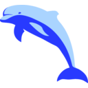 download Delphin Delfin Dolphin clipart image with 270 hue color