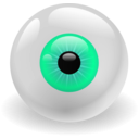 download Eye clipart image with 315 hue color