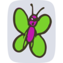 download Butterfly clipart image with 90 hue color