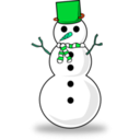 download Snowman clipart image with 135 hue color