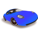 download Sports Car clipart image with 180 hue color