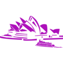 download Sydney Opera clipart image with 90 hue color