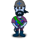 download Comic Characters General clipart image with 180 hue color