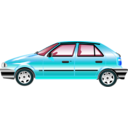 download Skoda Car clipart image with 180 hue color