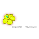 download Flower clipart image with 90 hue color