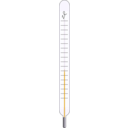 download Thermometer clipart image with 45 hue color