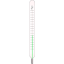 download Thermometer clipart image with 135 hue color