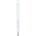 download Thermometer clipart image with 315 hue color