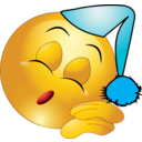 download Sleeping Boy Smiley Emoticon clipart image with 0 hue color