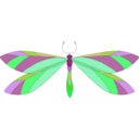 download Dragonfly clipart image with 90 hue color