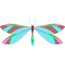 download Dragonfly clipart image with 135 hue color