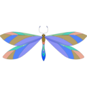 download Dragonfly clipart image with 180 hue color
