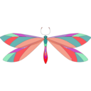 download Dragonfly clipart image with 315 hue color