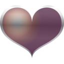 download Purple Heart clipart image with 45 hue color